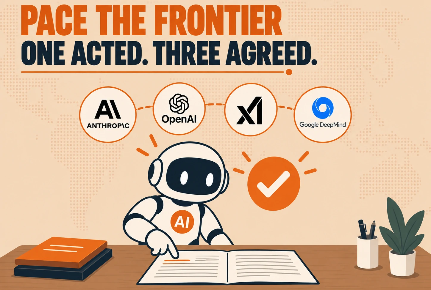 Pace the Frontier: Who Actually Committed, Who Just Agreed