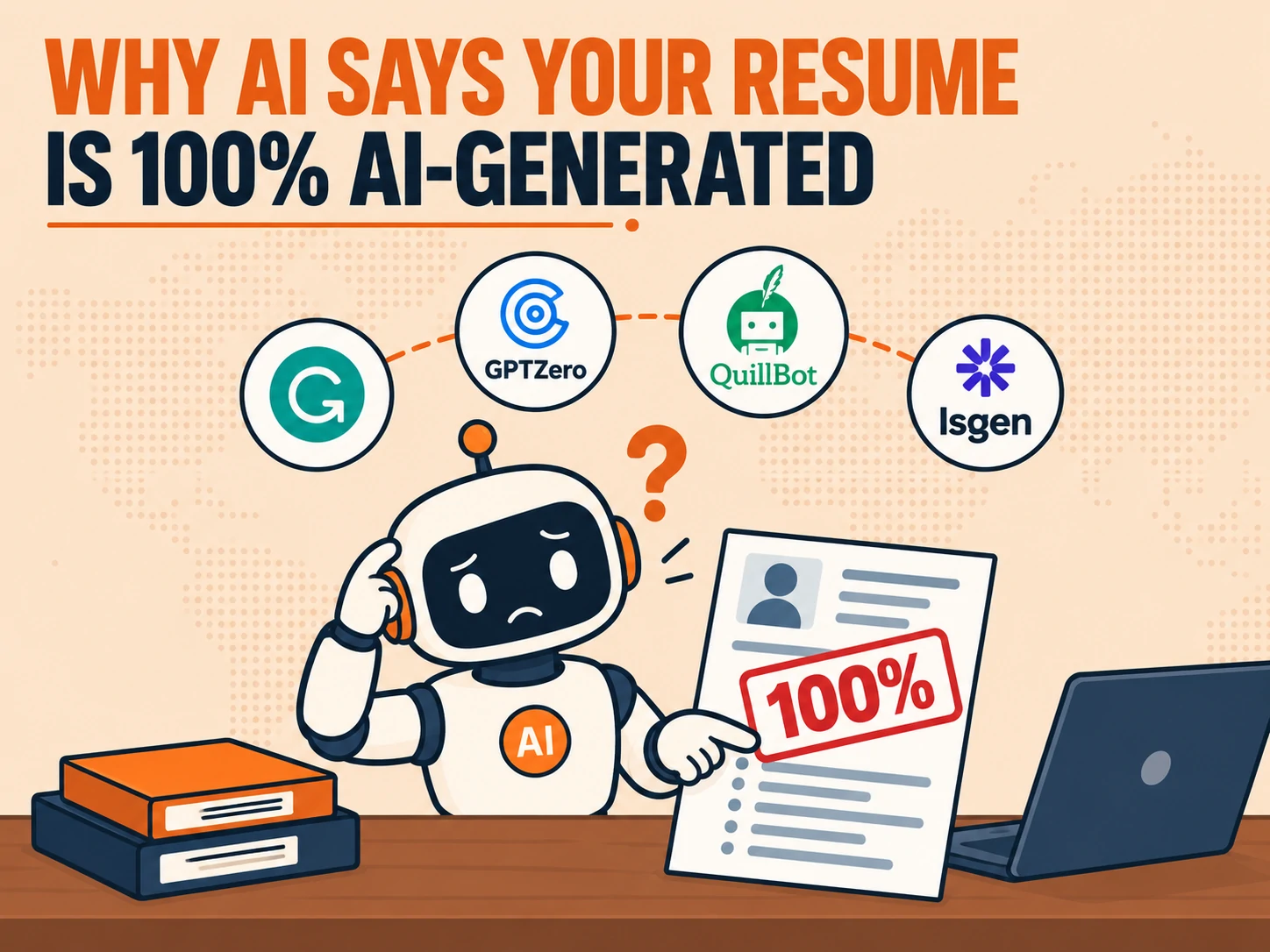 Why AI Detectors Say Your Resume Is 100% AI-Generated (Even When You Wrote It)